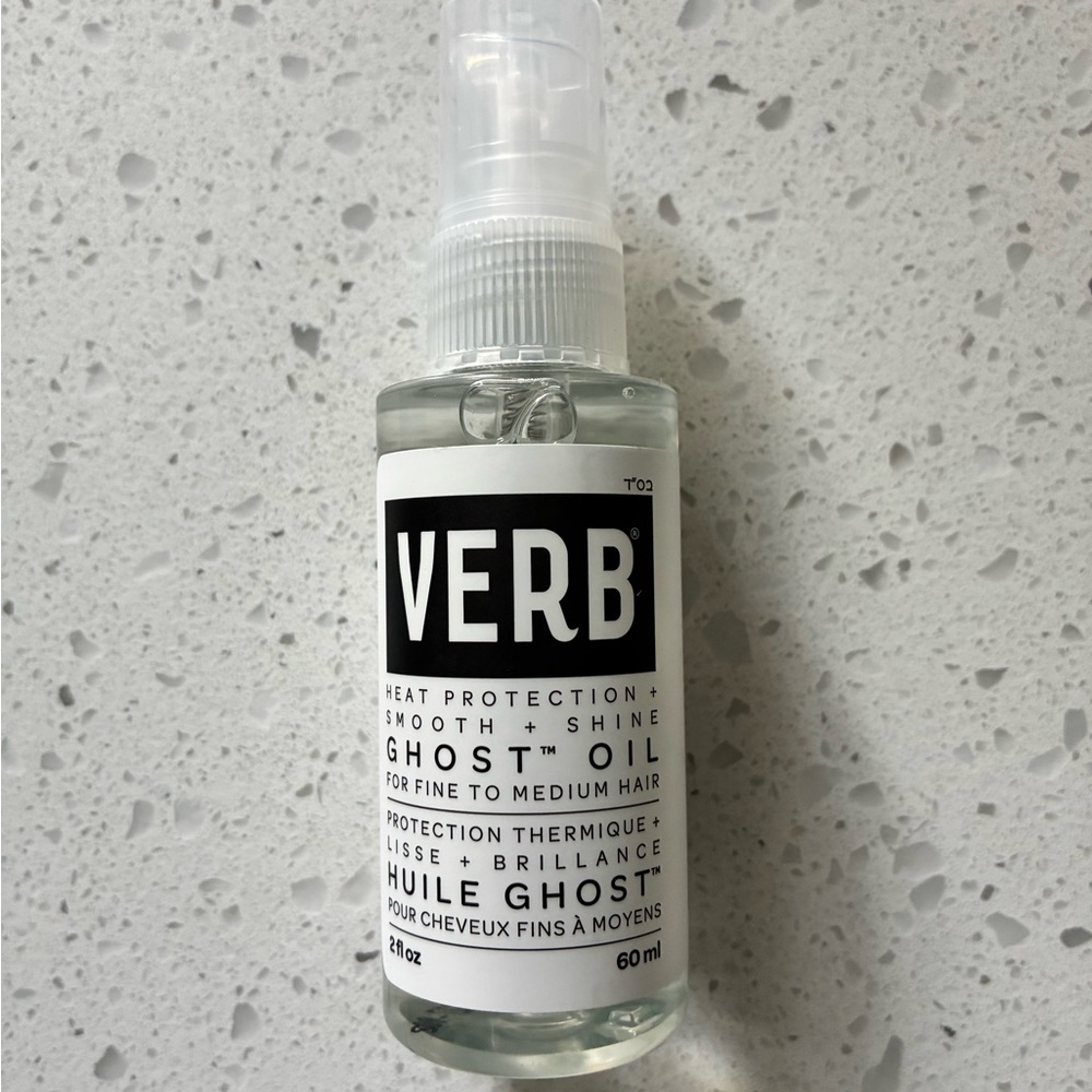 Verb Ghost Oil 2 fl oz | Lightweight Hair serum for shine and heat protection